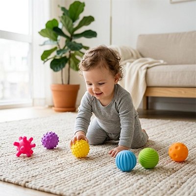 Balle sensorielle bébé