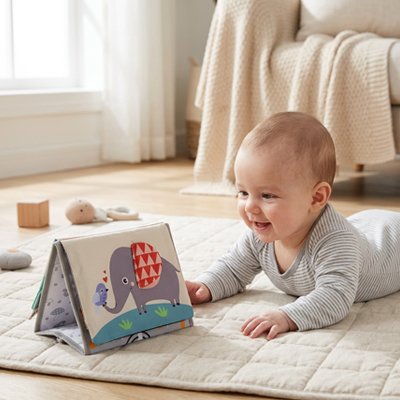 Livre bebe en tissus